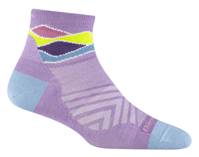 Darn Tough Women's Run Ultra-Lightweight - Quarter Socks Lavender