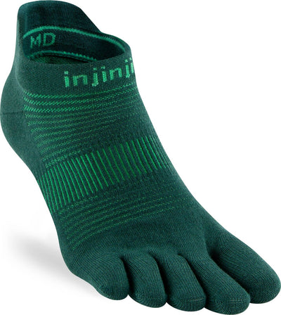 Injinji Run Lightweight - No Show Socks Jade