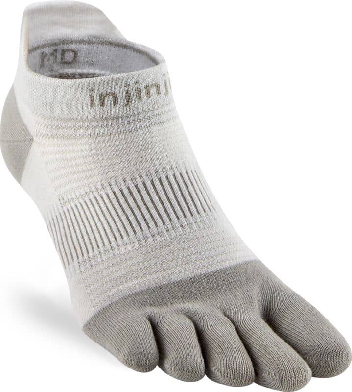 Injinji Run Lightweight - No Show Socks Sand