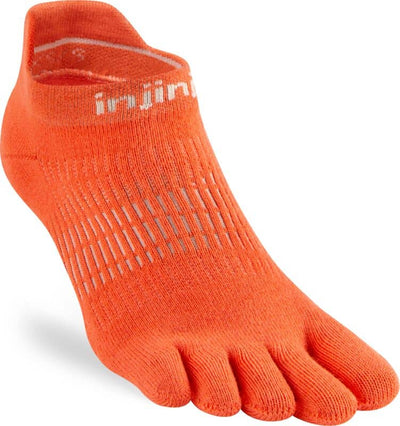 Injinji Run Lightweight Women's - No Show Socks Grapefruit