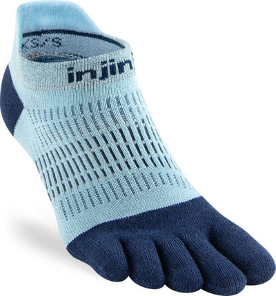 Injinji Run Lightweight Women's - No Show Socks Heron