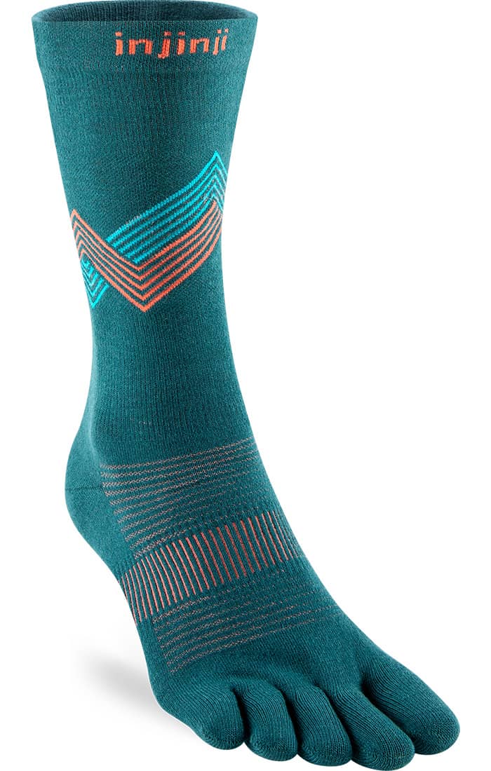 Injinji Run Lightweight - Crew Socks Lagoon