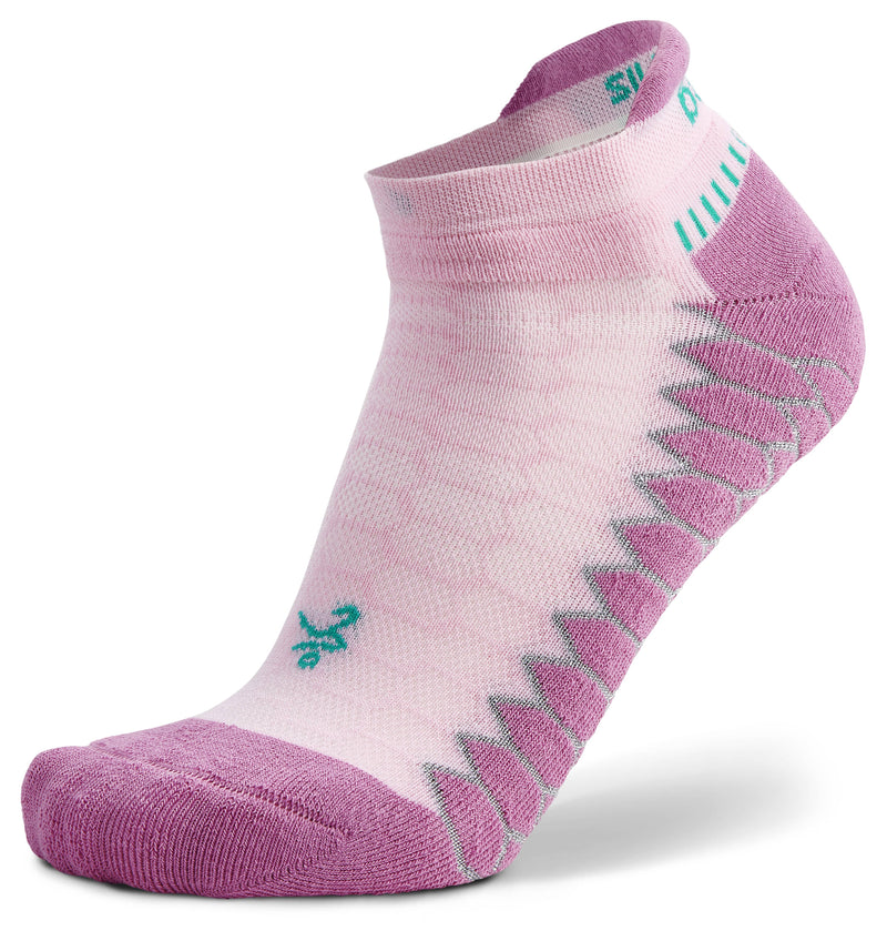 Balega Silver - No Show Socks Light Pink