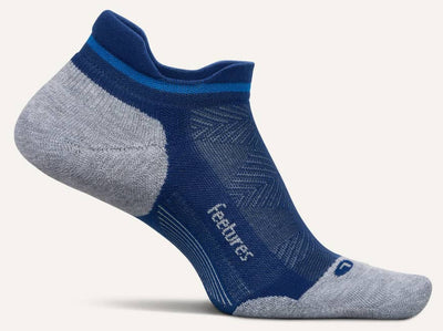 Feetures Elite Max Cushion - No Show Tab Socks Navy Mist