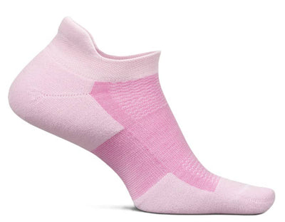 Feetures High Performance Cushion - No Show Tab Socks Strawberry Milk