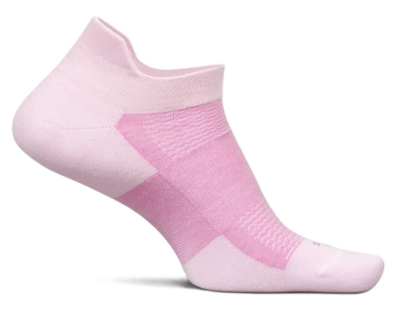 Feetures High Performance Ultra Light - No Show Tab Socks Strawberry Milk