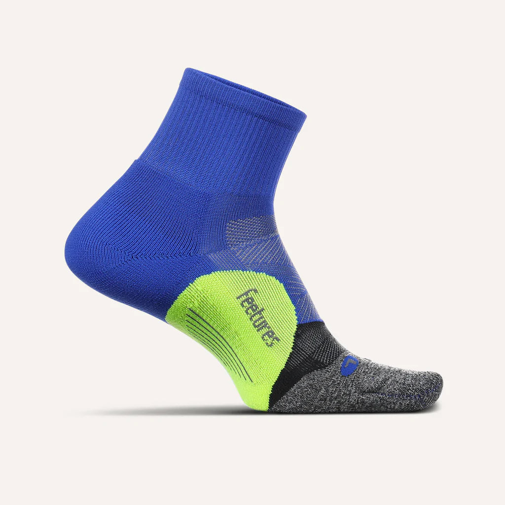 Feetures Elite Light Cushion Quarter Running Socks SockGeek